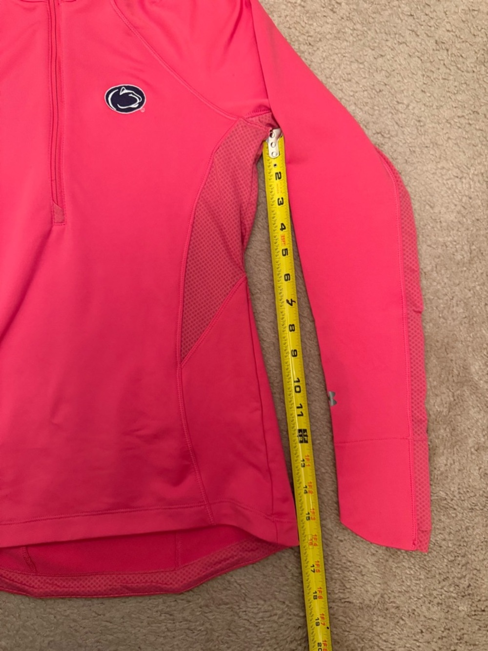 Penn State Under Armour Hot Pink Quarter-Zip - Picture 9 of 11